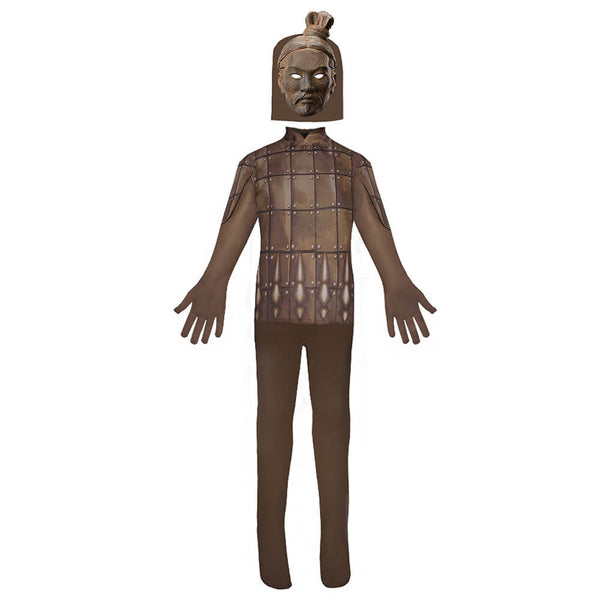 Kids The Qin Dynasty Figures Terracotta Warriors Halloween Costume