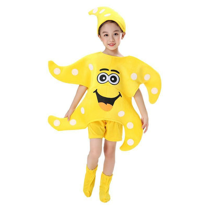 Girls Boys Starfish Sea Star Eco-Fashion School Play Cosplay Costume