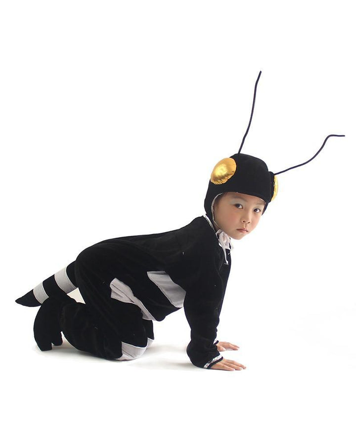 Boys Girls Black Yellow Ant Kids Halloween School Play Costume