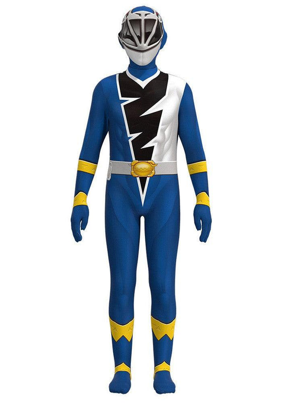 Ollie Akana Dino Fury Blue Power Ranger kids Cosplay Halloween Costume